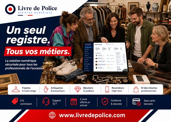 Plusieurs professionnels de l’occasion réunis autour du même registre numérique